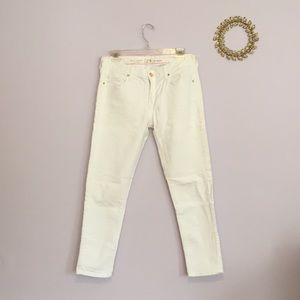 Kate Spade • White denim Broome Street jeans